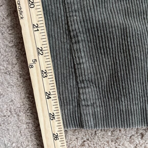 Lauren Jeans Co. Pants Womens 10P Gray Corduroy Jeans Straight Leg Ralph Lauren - Picture 7 of 8